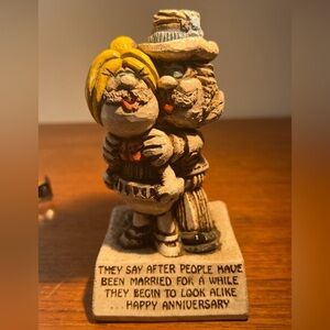 Vintage 1975 Paula Figurine Ontario Canada married a long time happy anniversary